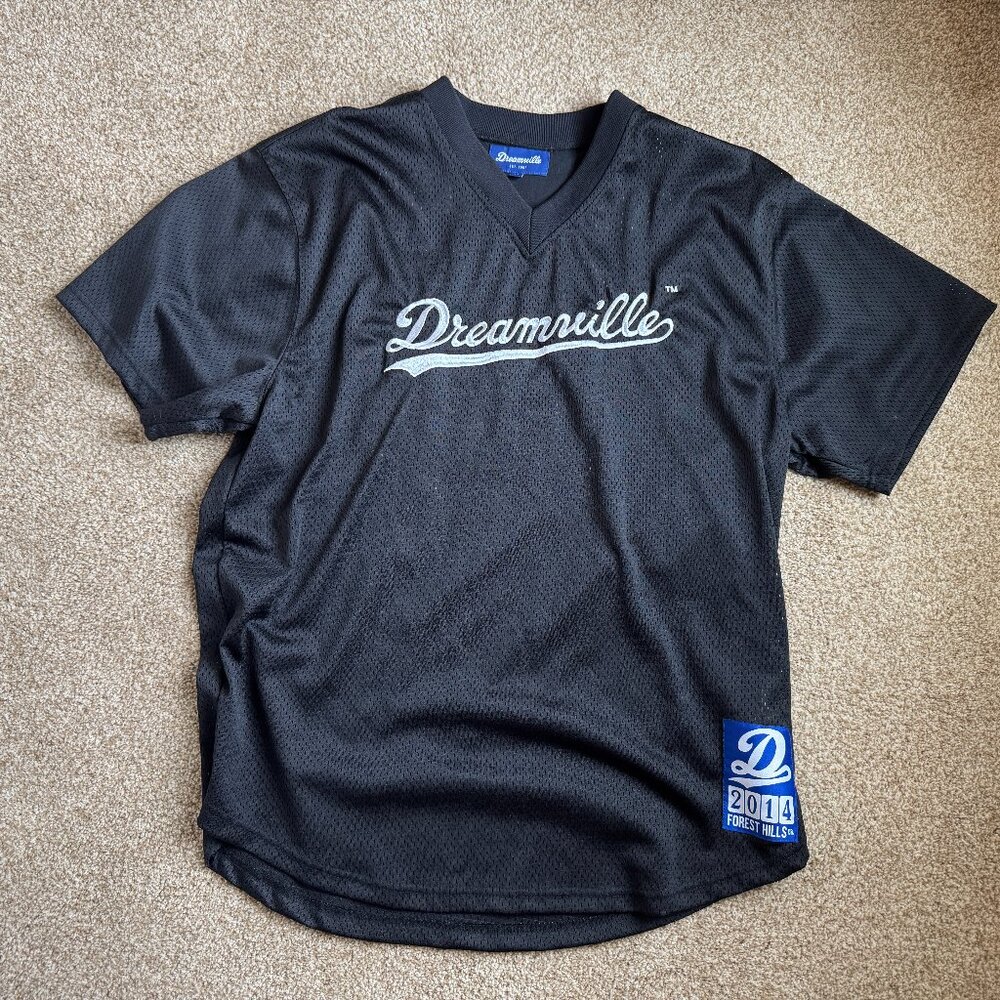 J. Cole Dreamville 2014 Forest Hills Drive Mesh Baseball Jersey Size Large